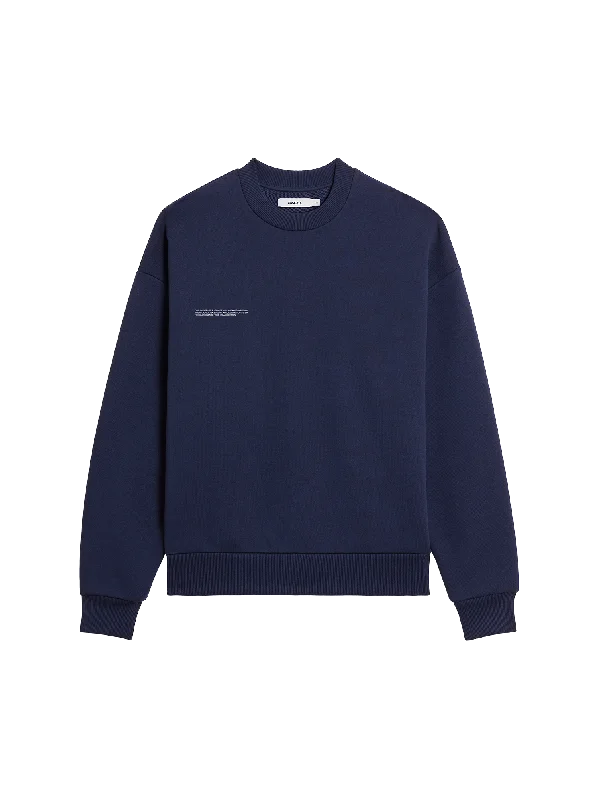 Womens 365 Midweight Sweatshirt—navy blue