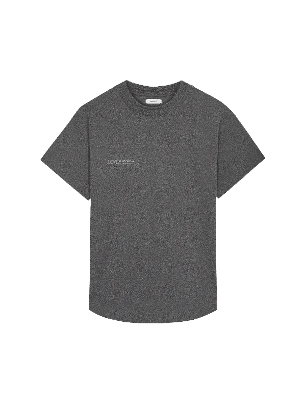 Womens Reclaimed Cotton Boxy T-shirt—reclaim charcoal