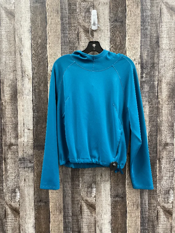 Blue Athletic Sweatshirt Hoodie Layer 8, Size L