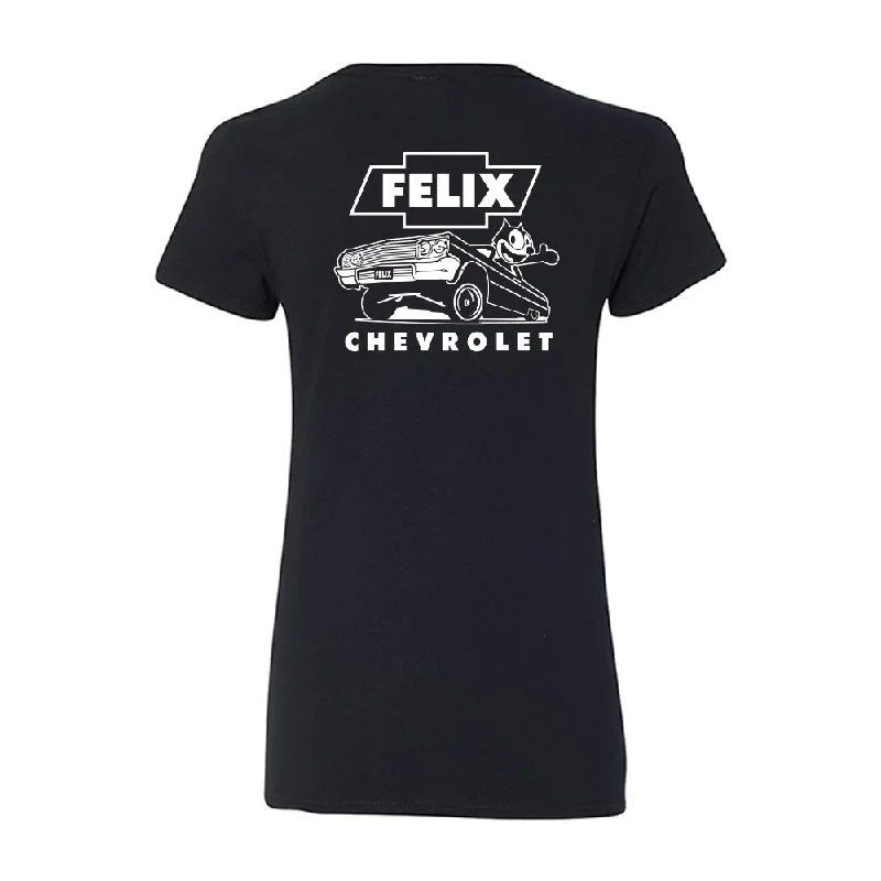 Felix Chevrolet 1964 Impala Women V Neck Shirt