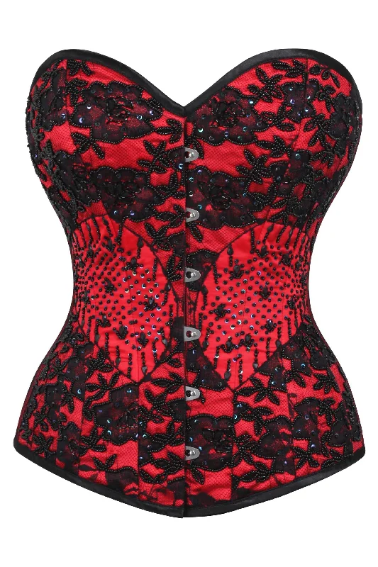 Beautiful Red Couture Corset