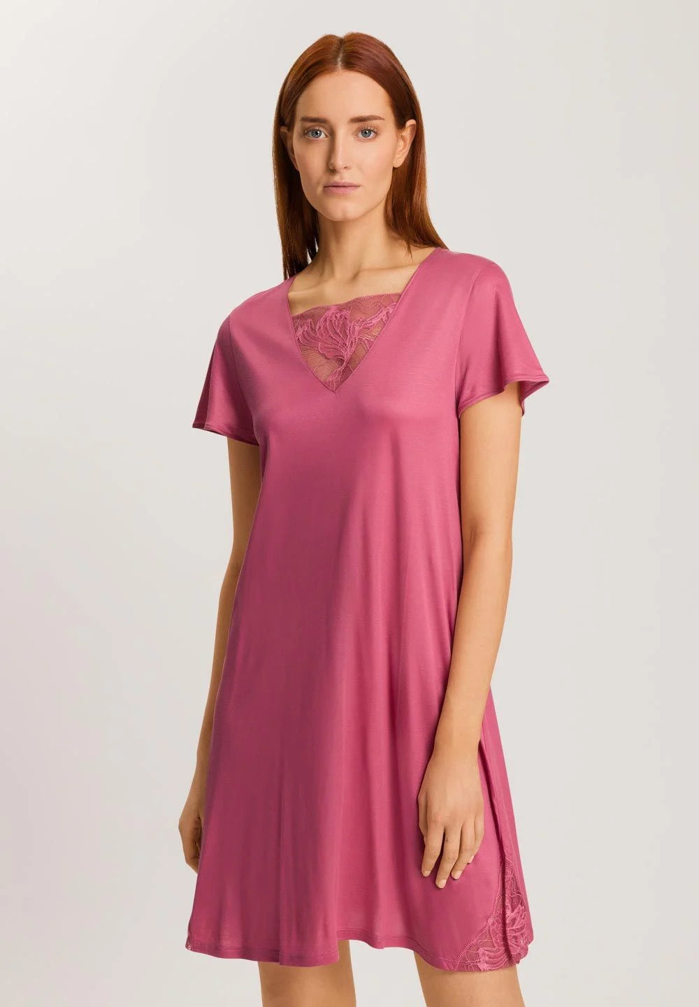 Hanro Eva Short Sleeve Nightgown