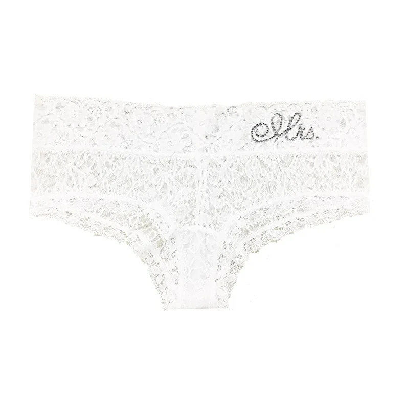 Darling Lace Mrs. Rhinestone Hipster