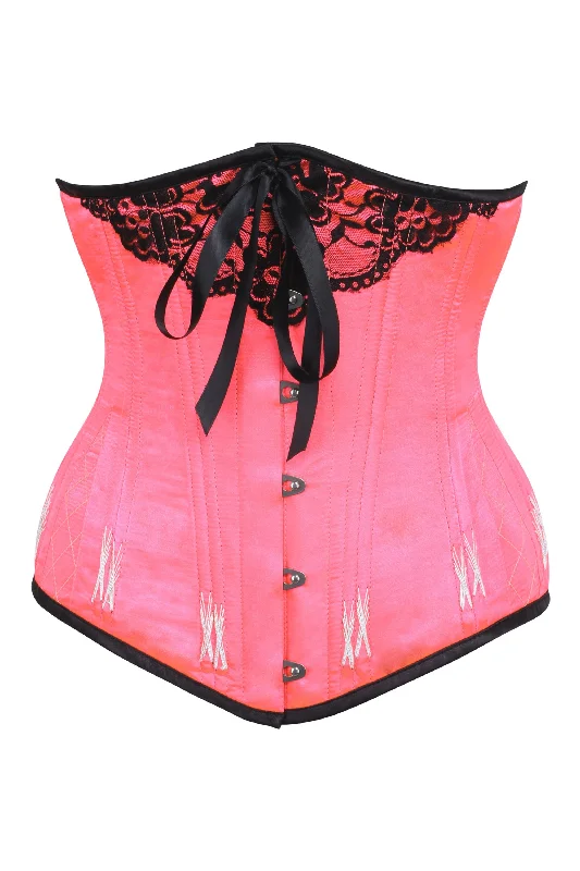 Longline Hot Pink Underbust With Flossing