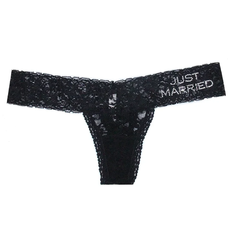 Just Married Darling Lace Thong