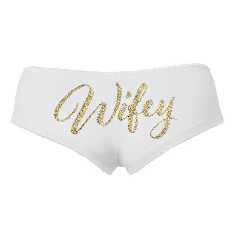 Wifey Glitter Boyshorts