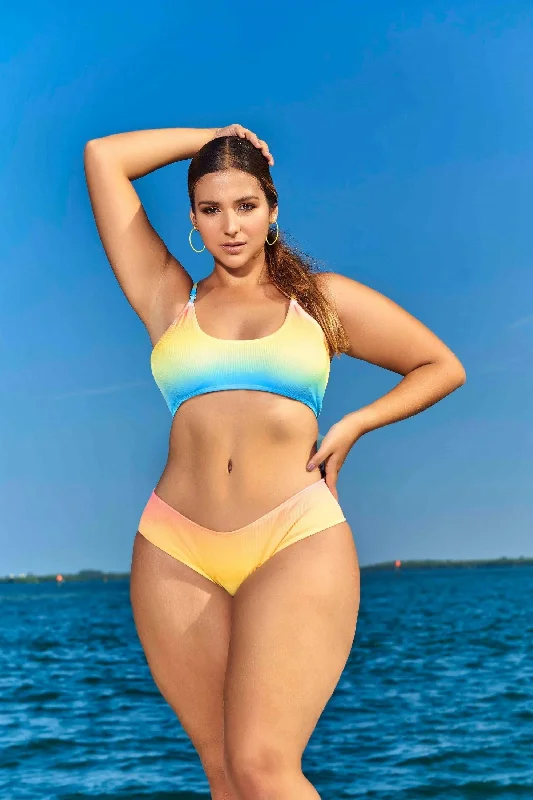 Belize Ribbed Two Piece Swimsuit