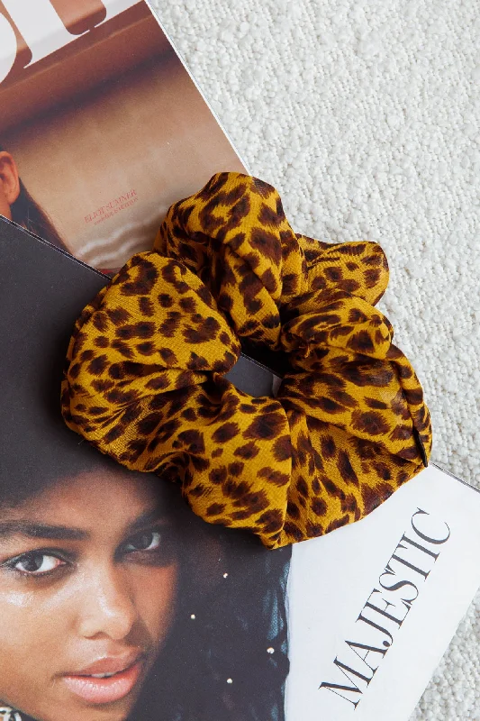 Chouchou Scrunchie Leopard