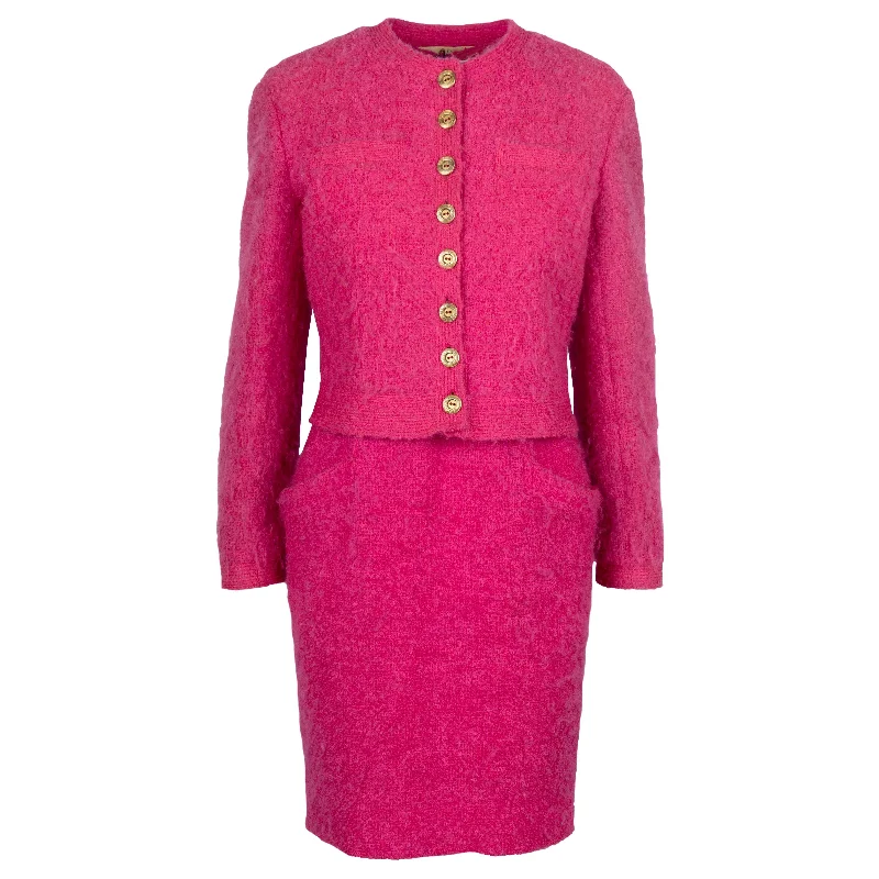 Valentino Pink Wool Dress with Jacket