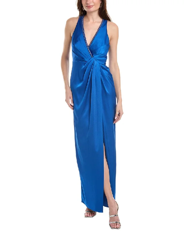 Aidan Mattox Slim Column Gown