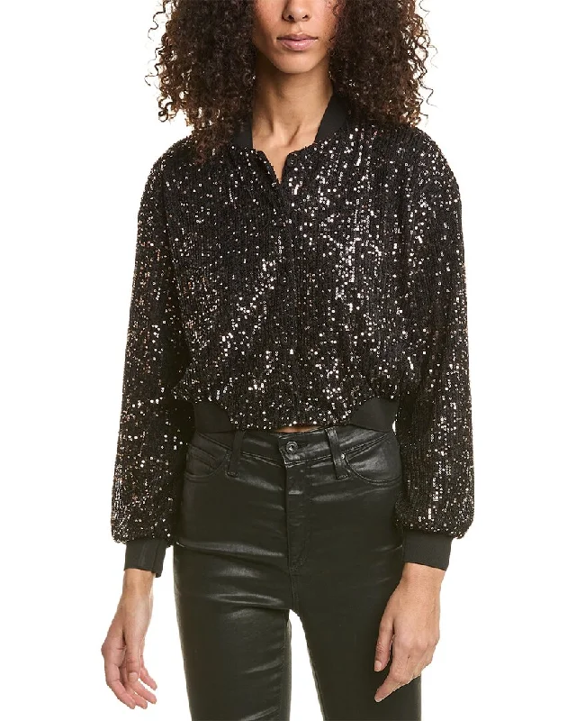 Dress Forum Sequin Bomber Jacket