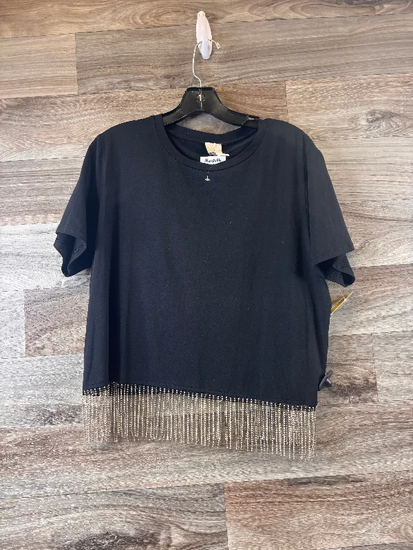 Top Short Sleeve Basic By Joie In Black, Size: L