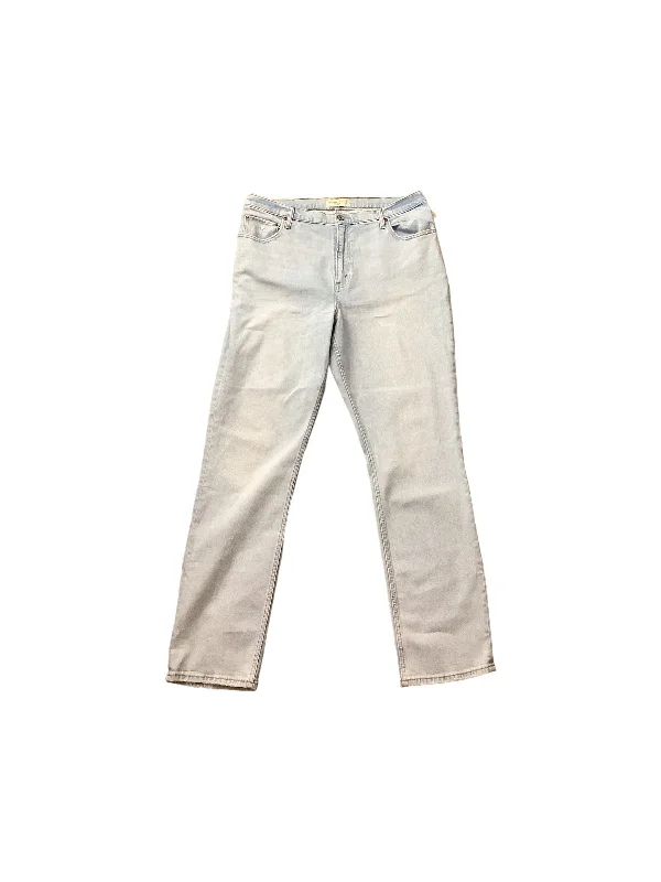 Blue Jeans Straight Abercrombie And Fitch, Size 18