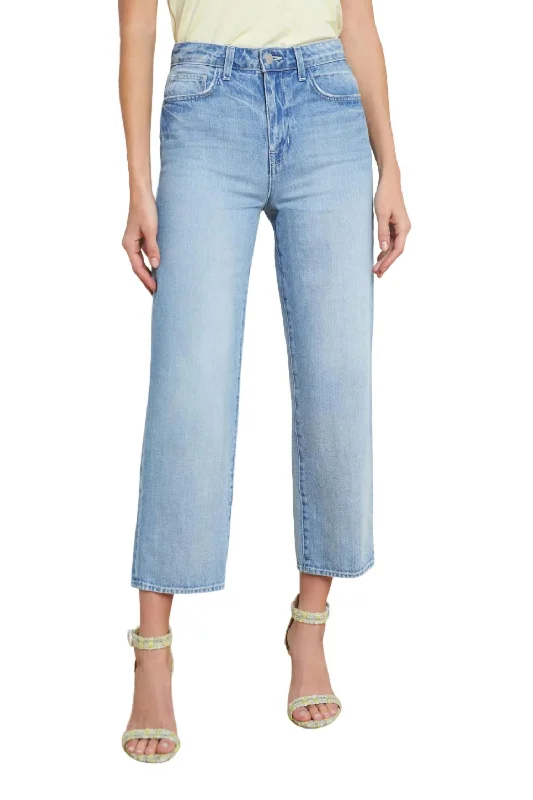 June Cropped Stovepipe Jeans In Palisade