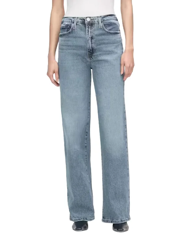 Le Jane Wide Leg Jeans In Lomina