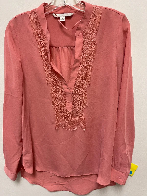 Top Long Sleeve By Lc Lauren Conrad In Pink, Size: M