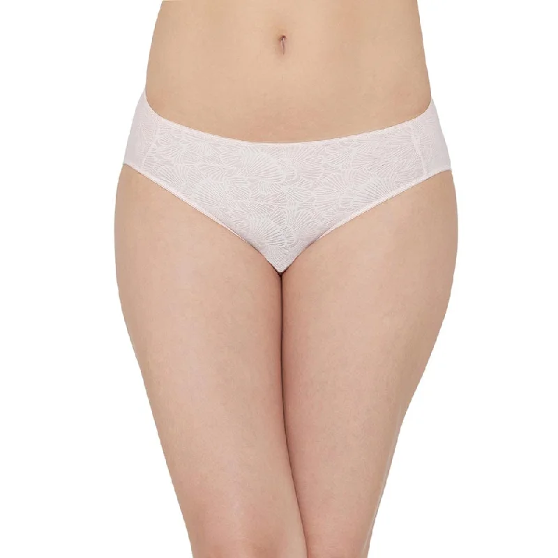 Ecozen Low Waist Medium Coverage Everyday Wear Bikini Panty - Light Pink