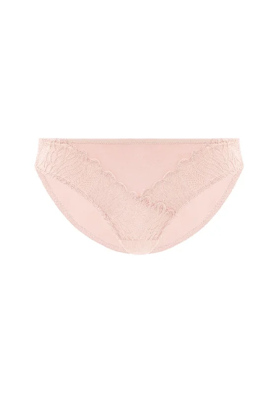 Pretty Secrets Light Pink Lace Trim Bikini Underwear