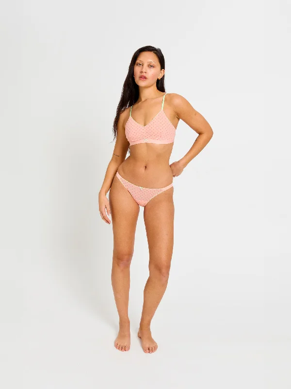 Boudoir Tanga Brief Light-Moderate Bud Pink