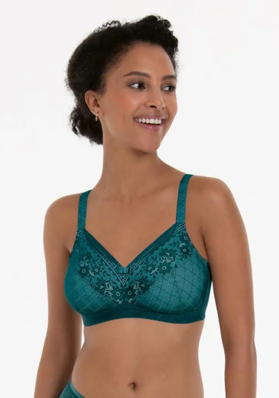 Anita Rosemary Wire Free Mastectomy Bra, Emerald Green