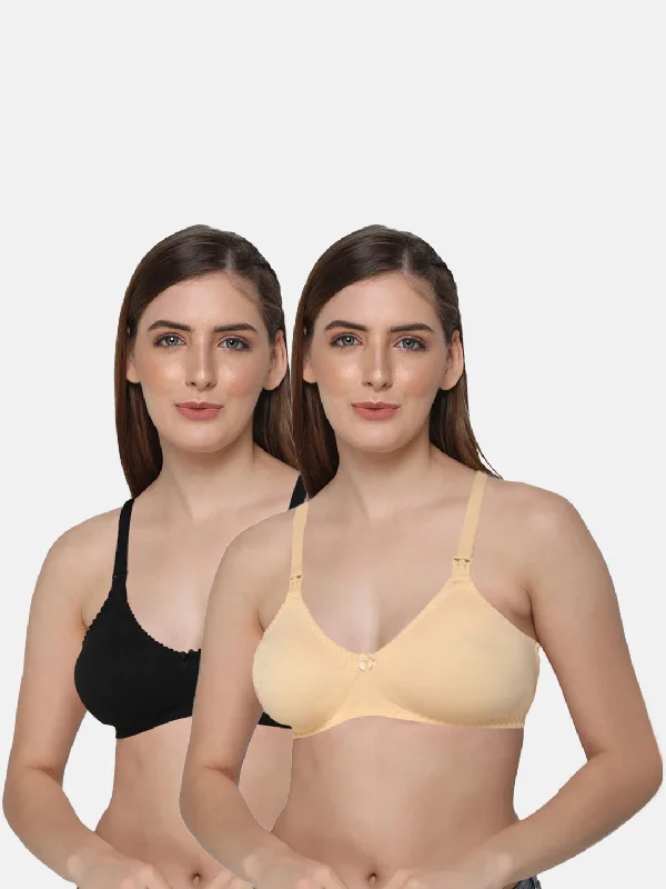 Enhanced Comfort Feeding Bra Combo Pack – Double-Layered, Supportive Fit, and Everyday Versatility