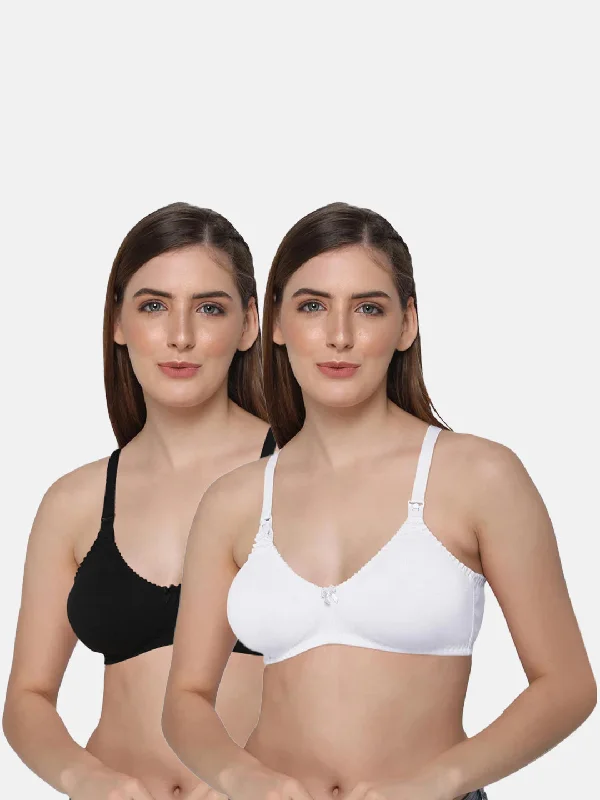 Intimacy Feeding Bra Combo Pack – Comfortable and Supportive Nursing Essentials for New Moms (IN21-C02)