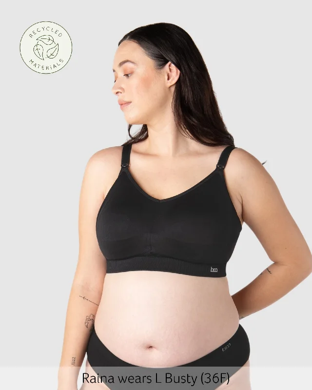 My Everyday Multifit Nursing Bra - Black Busty