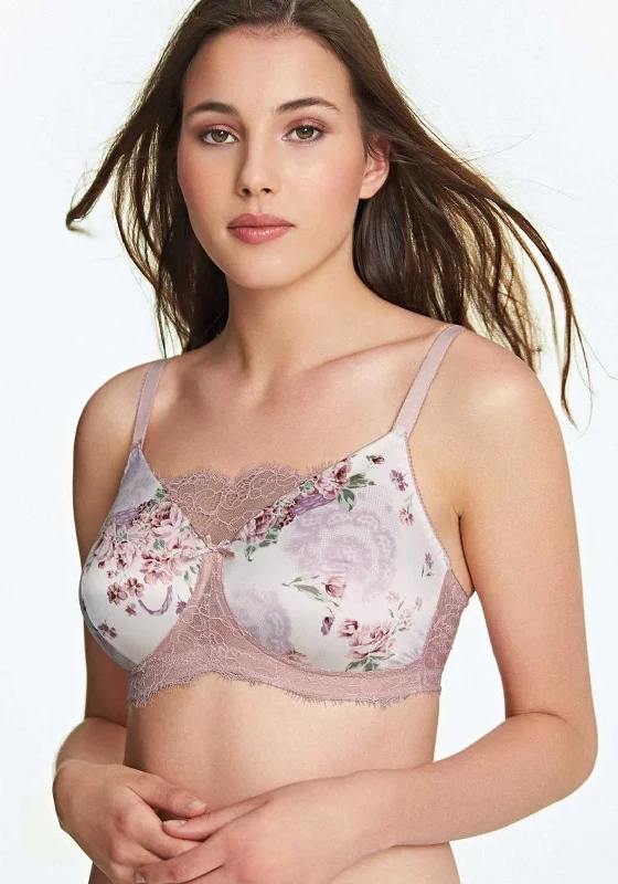 Royce English Rose Post Surgery Bra, Pink & Cream