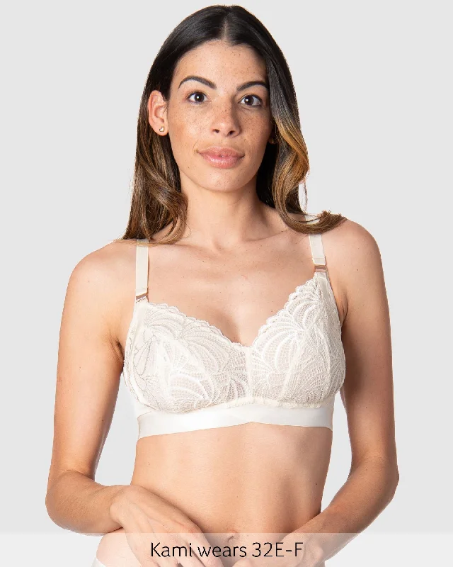 Warrior Soft Cup Nursing Bra - Ivory