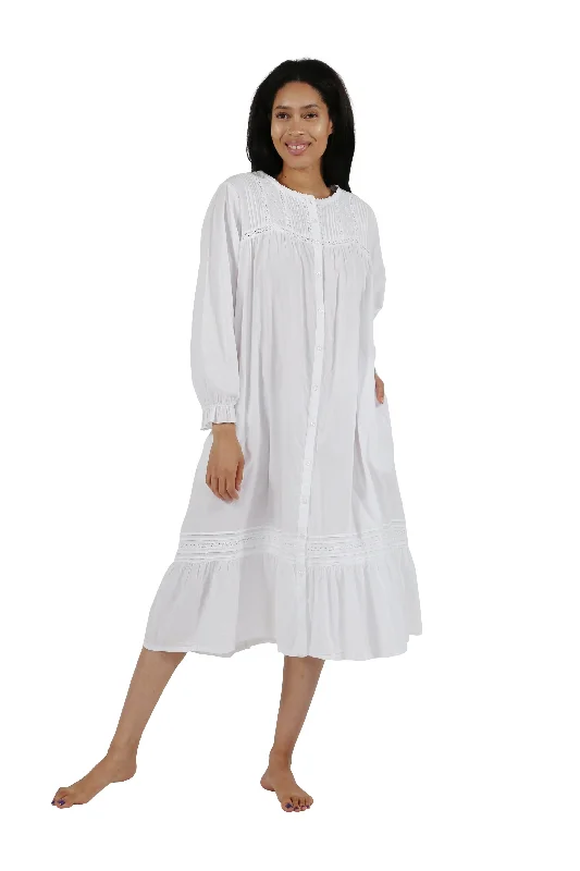 100% Cotton Long Sleeve Robe