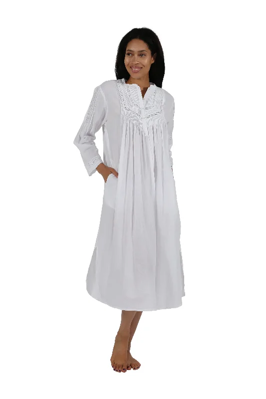 100% Cotton Long Sleeve Gown