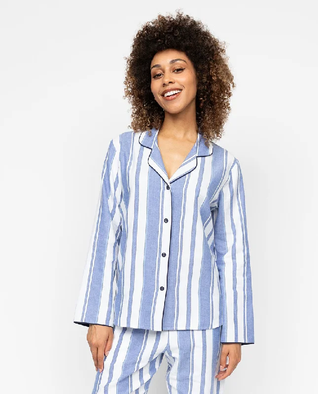 Alpes Womens Stripe Pyjama Top