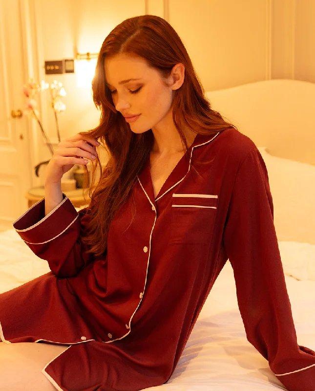 Fitzrovia Rust Brown Nightshirt