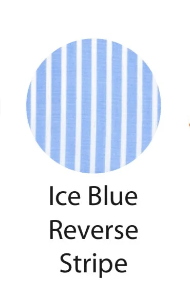 Ice blue stripe