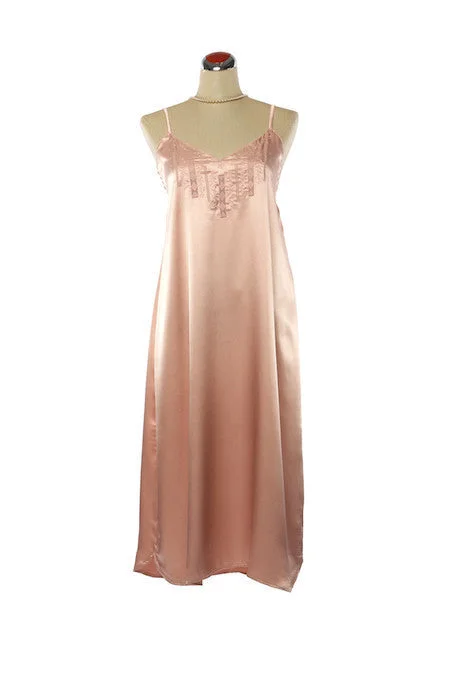 Silk Satin Candy Nightdress - Blush Pink